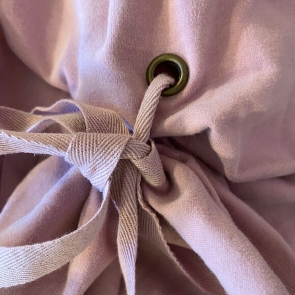 Free People  Holala Statement Sleeve  Crop Sweatshirt  Rose  XS - Picture 7 of 13